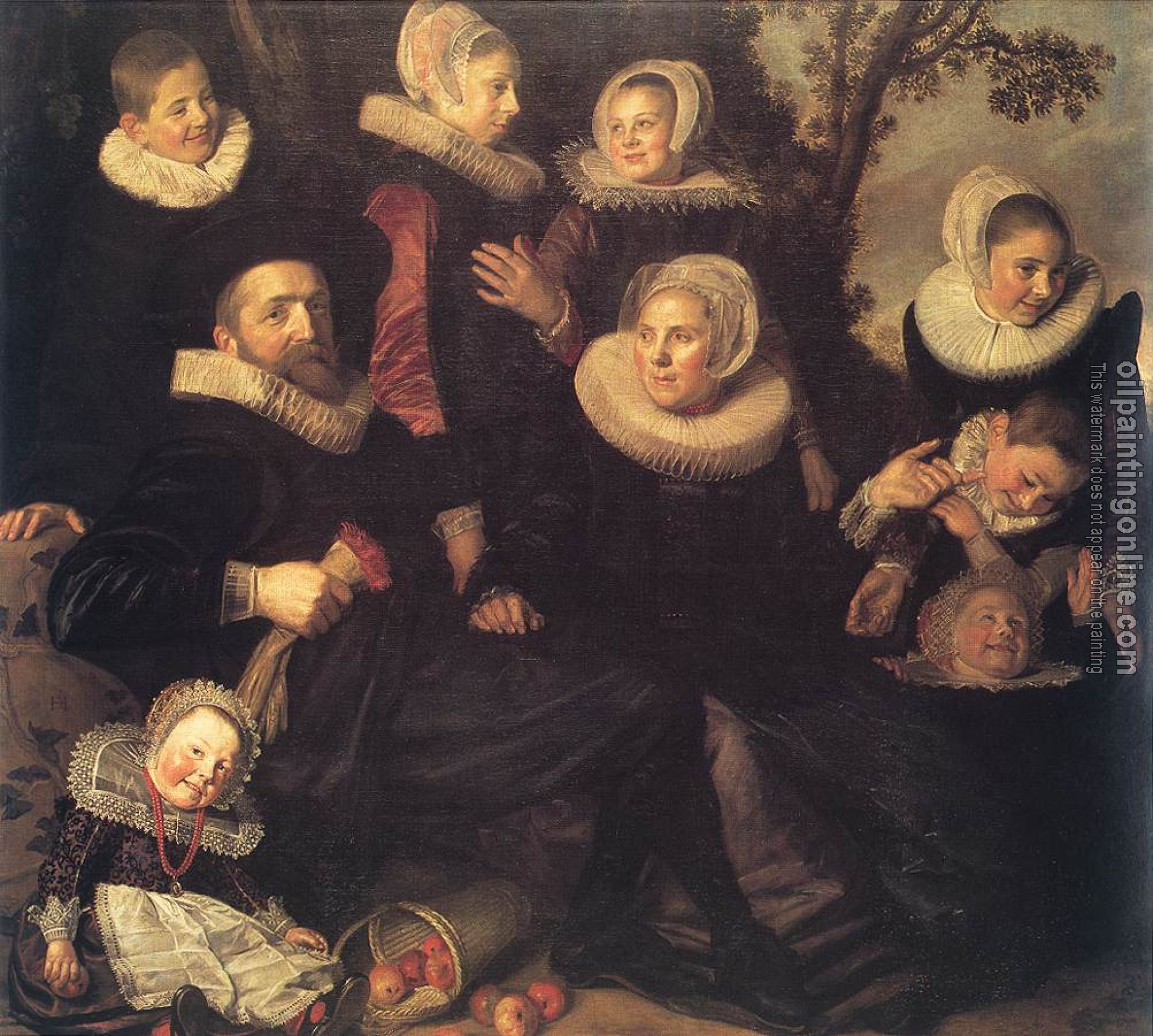 Hals, Frans - Family Portrait in a Landscape